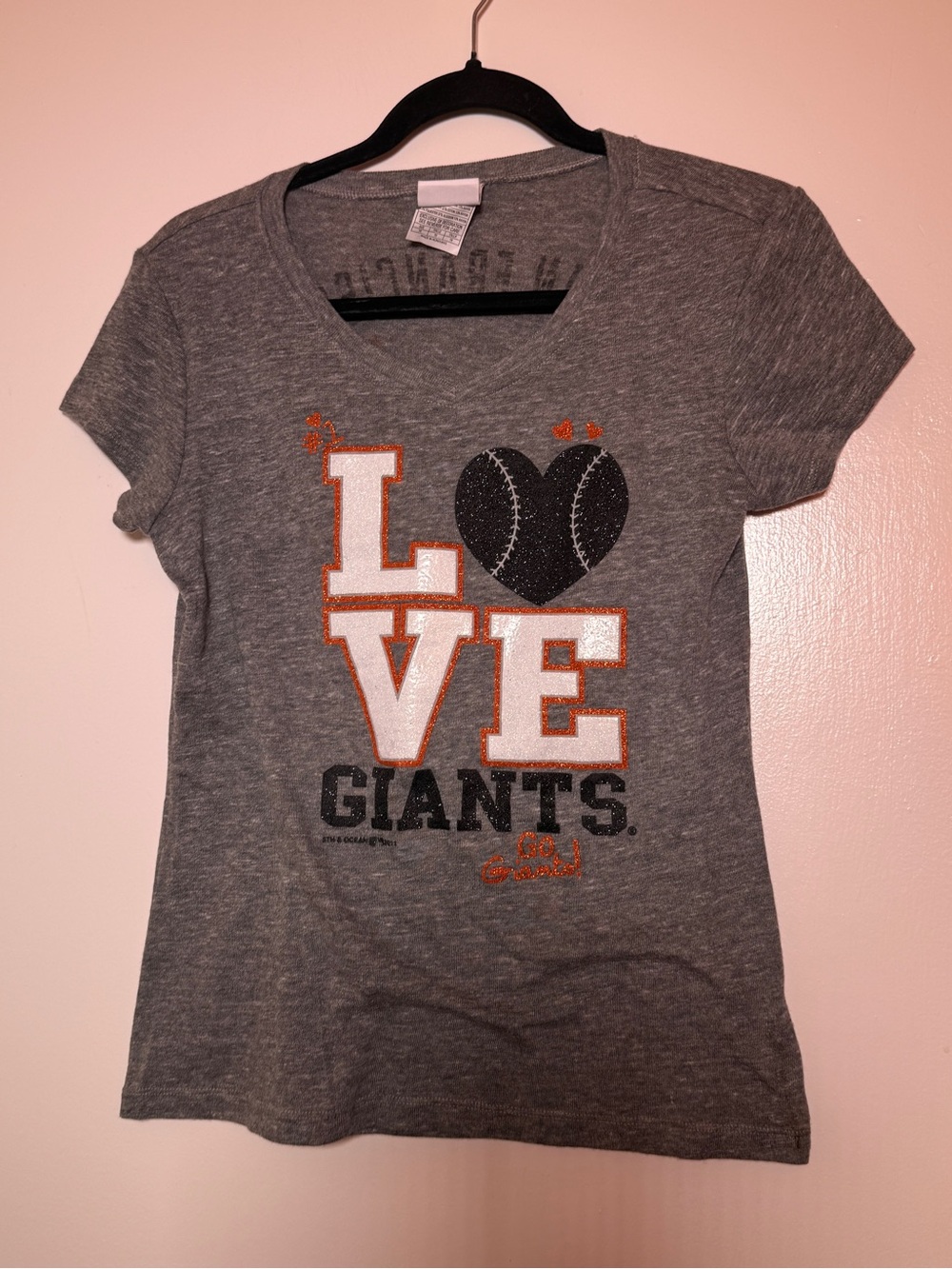 MLB 5th & Ocean SF Giants Baseball Graphic T- Girls 16